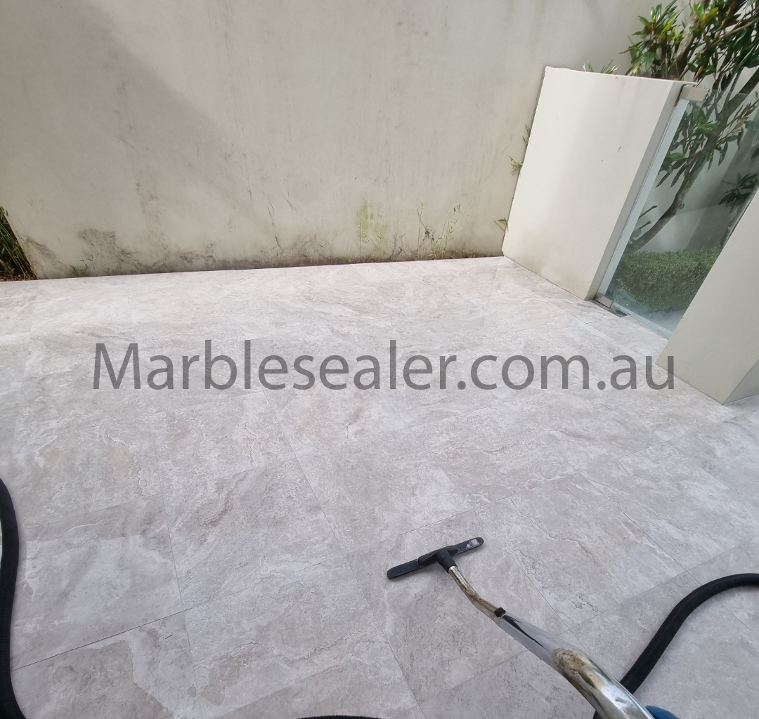   Protect Marble against Salt Attack before and after